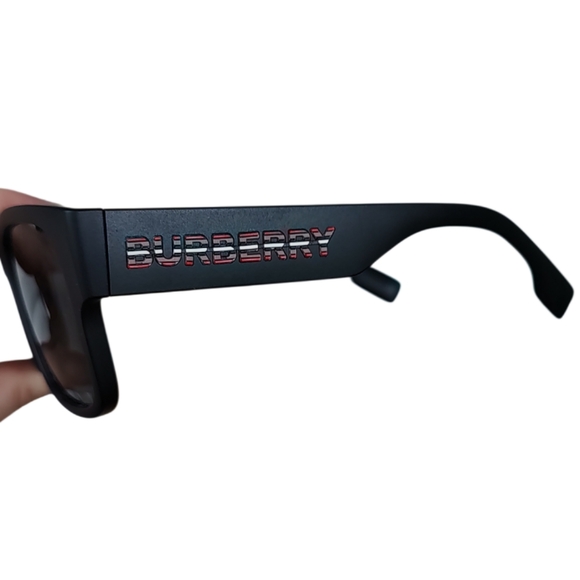 Burberry Knight Matte Black Men's Sunglasses With Dust Bag And Case - Picture 7 of 10